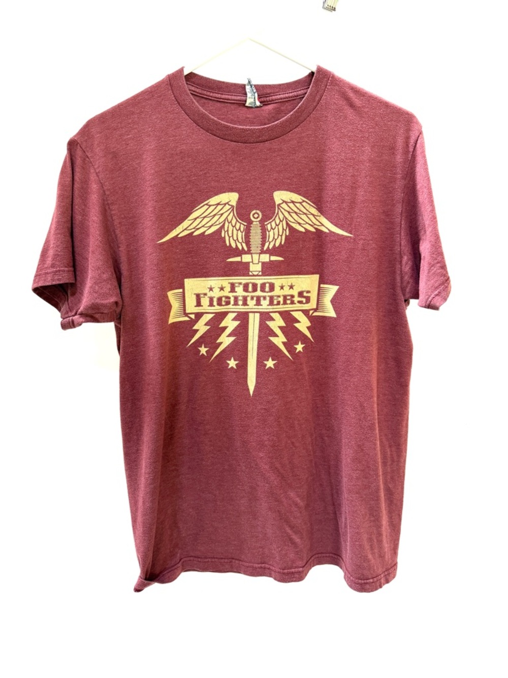 Foo Fighters Maroon Short-Sleeve Graphic Tee